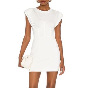 NBD Kay Tee Dress in White